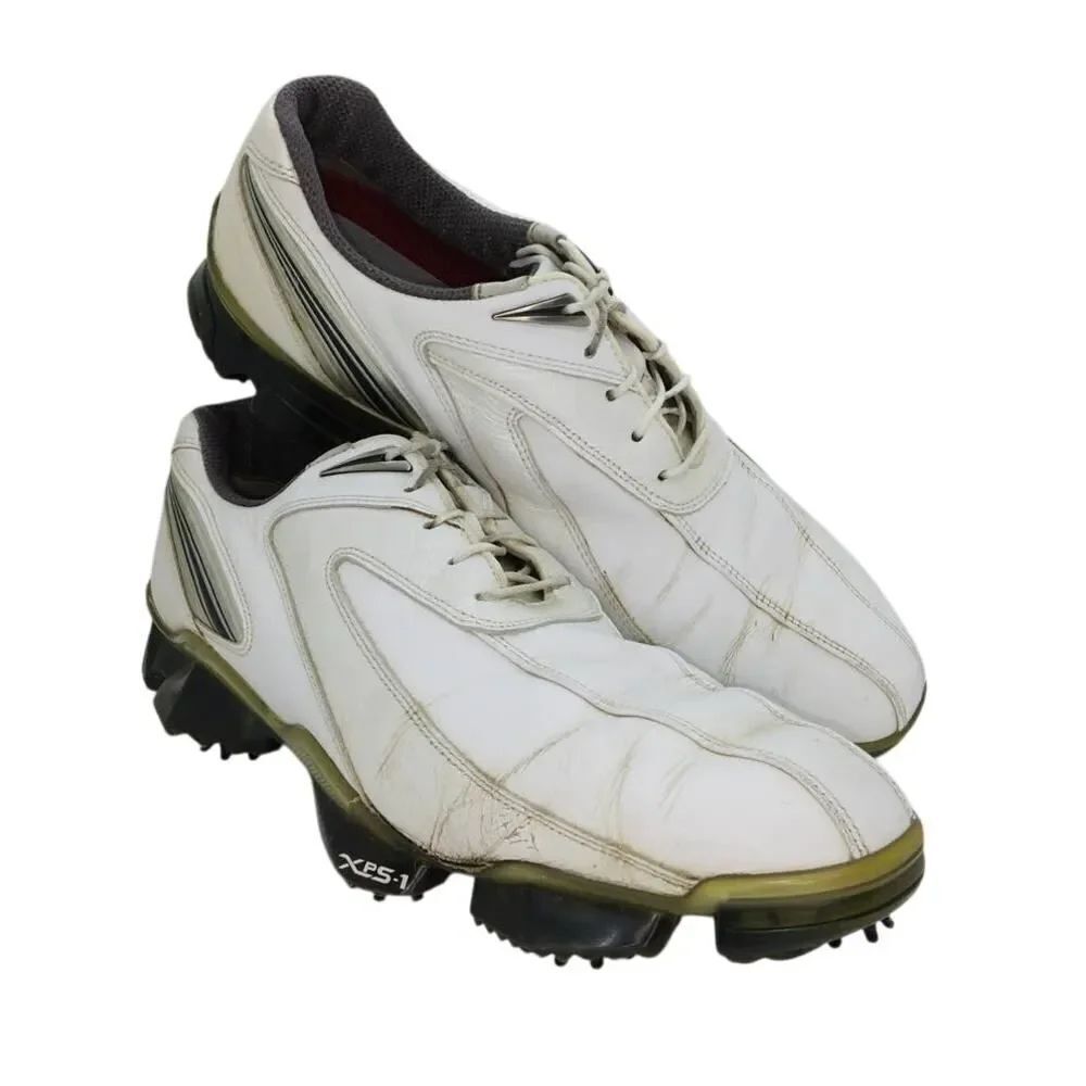 Foot Joy FJXPS-1 Men's White Leather Golf Shoes - sz. 11M